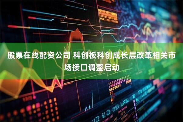 股票在线配资公司 科创板科创成长层改革相关市场接口调整启动